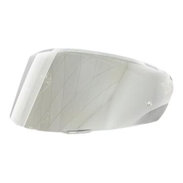 Imagem de ZQIYDYP Novas substituições de viseira de capacete K3, proteção UV, viseira de para-brisa compatível com capacetes AGV K3 DOT (E2206), modelo 2023 (Revo Clear Silver)
