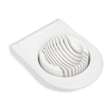 Imagem de KitchenAid Cortador de ovo clássico com fios de aço inoxidável, 21 cm, branco