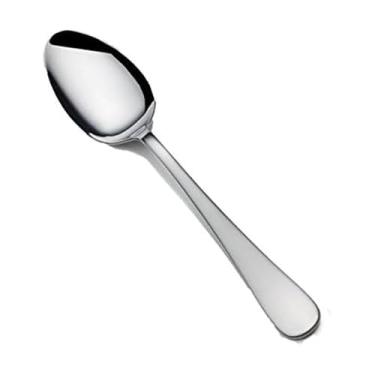 Imagem de Gourmet Basics by Mikasa Colher de jantar em aço inoxidável Satin Symmetry, conjunto de 10