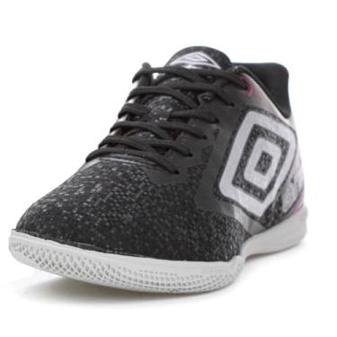 Imagem de Chuteira Umbro Tecno II Futsal Preta e Cinza