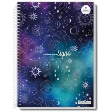 Imagem de Caderno Espiral 1/4 Capa Dura Uau Feminino - Pacote com 10 Cadernos, Capas Sortidas