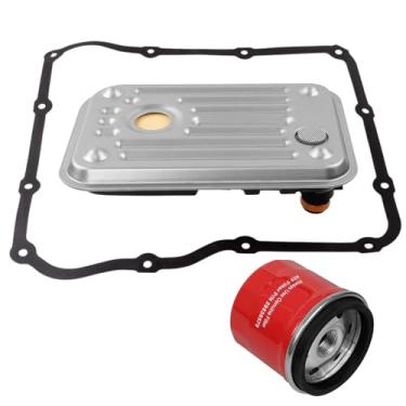 Imagem de PTNHZ Kit de filtro de transmissão compatível com 6,6L Duramax Diesel 2001-2010 Allison 1000 2000 Series Transmissions Internal Shallow Filter (29537965) e filtro giratório externo (29539579)