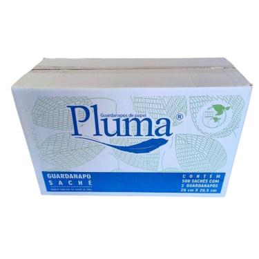 Imagem de Guardanapo de Papel em Sachê 20,5x28cm Pluma c/500 un