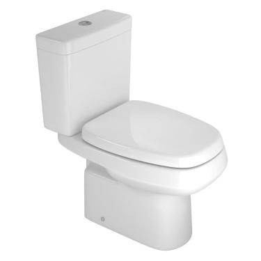 Imagem de Kit Vaso Sanitário com Caixa Acoplada e Assento Monte Carlo Branco - KP.808.17 - DECA