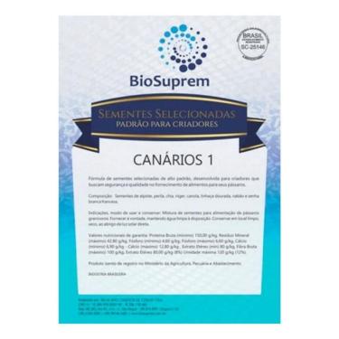 Imagem de Ração p/ Canários Fórmula 1 - Sementes Naturais - 1kg