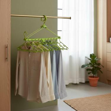 Imagem de Varal Apartamento Cabideiro Pratico 10 Cabides Ligbrin - LIG BRIN