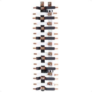 Imagem de Barramento Central Bifásico Isolado Padrão Cemar 100A para 34 Circuito