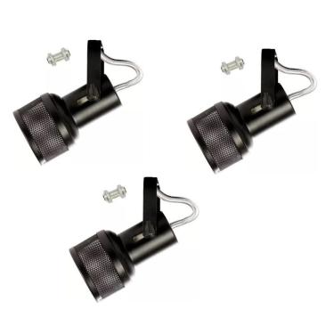 Imagem de Kit 3 Spot Trilho Perfilado Eletro calha Par20 Bulbo OL1