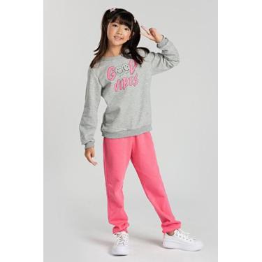 Imagem de Conjunto Infantil Mescla de Moletom Good Vibes - Vida Costeira Oficial