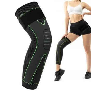 Imagem de Joelheira Compressao Meia Termica 3/4 Esporte Corrida Tensor - Miwill