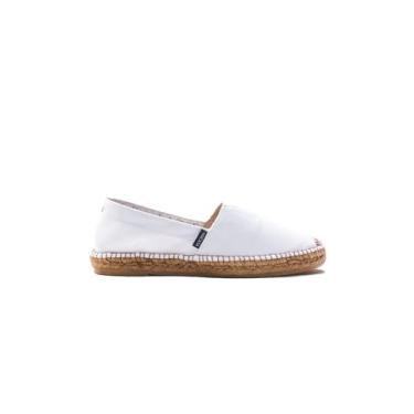 Imagem de VISCATA Barceloneta Espadrille Canvas Sapatilhas femininas sem cadarço feitas à mão na Espanha Lona de algodão orgânico elegante material leve com entressola de juta 100% natural para todas as