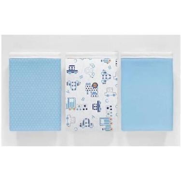 Imagem de Kit 3 Pçs Fronha Para Bebê 30X40 100% Algodão Baby Movel - Dugu