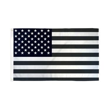 Imagem de AZ FLAG - Bandeira dos EUA Preto e Branco - 90 x 60 cm - Bandeira dos Estados Unidos da América 100% Poliéster com ilhós de latão - Resistente aos raios UV - Cores Vives - 50 g