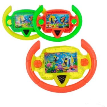 Imagem de Brinquedo Fundo do Mar 15cm Portátil – Jogo de Água Educativo Infantil em Formato de Videogame – Brinquedo Divertido e Interativo para Crianças, Coordenação Motora e Foco