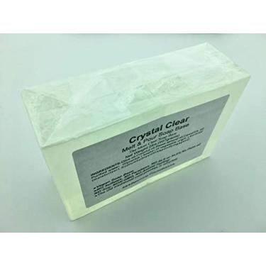 Imagem de 通用 900 g de glicerina transparente para derreter e despejar, super transparente, fácil de derreter e despejar, natural, orgânico, sem SLS/SLES, sem óleo de palma, sem propilenoglicol, base de sabão
