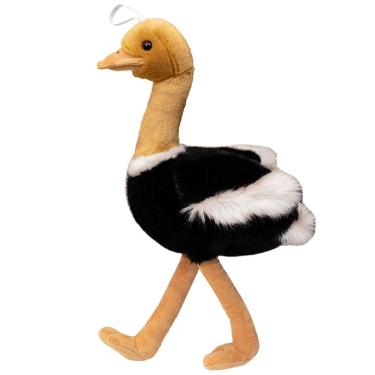 Imagem de Brinquedo de pelúcia, boneca de avestruz, desenho animado, pássaro africano de 40 cm