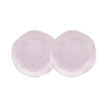 Imagem de Conjunto 2 Pratos De Sobremesa 21,5cm Ryo Pink Sand Porcelana Oxford