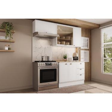 Imagem de Cozinha Completa Bella 3 Peças (2aéreos+1balcão) C3p23 Branco - Carraro