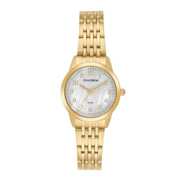 Imagem de Relogio Mondaine Feminino Ref: 99830lpmvda1 Social Aço Dourado