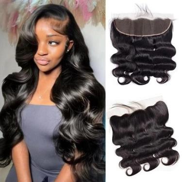 Imagem de Extensão de cabelo Sungirl 13x4 Lace Frontal Body Wave 16"