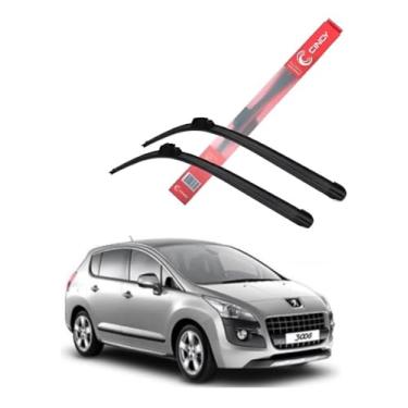 Imagem de Jogo Palheta Limpador De Parabrisa Peugeot 3008 2011 2012 2013 2014 2015 2016 2017 Encaixe específico
