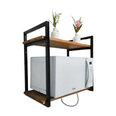 Imagem de Suporte Estilo Industrial Para Microondas - severinobraz