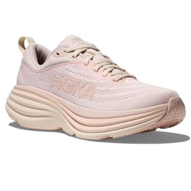 Imagem de HOKA ONE ONE Bondi 8 Tênis feminino, Pérola cósmica/pérola cósmica, 41