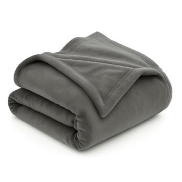 Imagem de Cobertor Manta Soft Microfibra Casal Queen 200x180cm – Manta Quente e Antialérgica Super Macia (Cinza,1 Unidade)