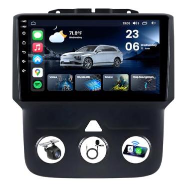 Imagem de Rádio de carro para Dodge Ram 1500 2500 2013-2018: 1280 * 800 HD IPS Touchscreen Upgrade Wireless Carplay Android Auto GPS 5G WiFi Bluetooth Câmera de backup FM EQ HiFi