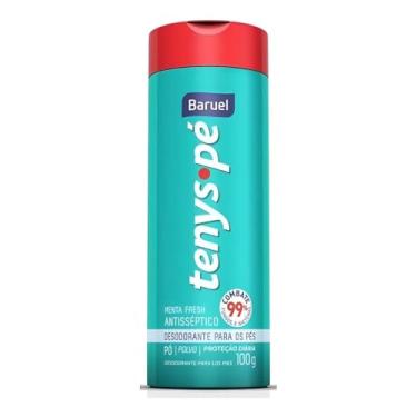 Imagem de Tenys Pé Baruel Desodorante em Pó para os Pés, Menta Fresh, ntisséptico, Proteção Diária, 100g
