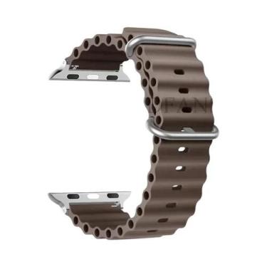 Imagem de Pulseiras Ocean Para Apple Watch Series 7 6 5 4 3 SE 8 Ultra Compatíve