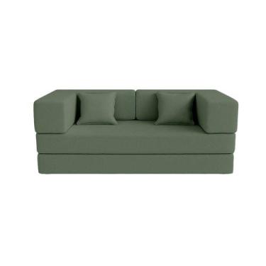 Imagem de Sofá 2 Lugares Julia 100 % Espuma Tecido Boucle Cor:Boucle Menta - SV 