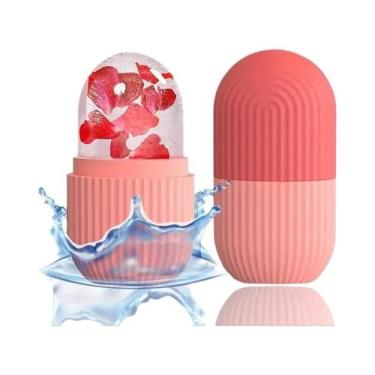 Imagem de Formas De Gelo De Silicone Massageador Facial Contorno Roller Para Olh