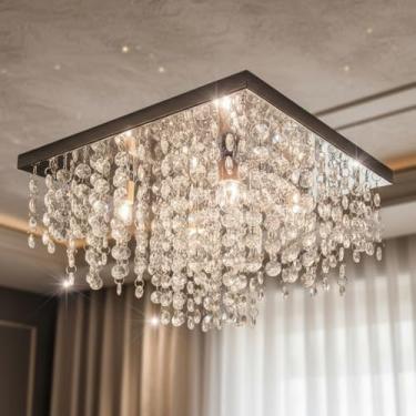 Imagem de Lustre de Cristal 30x30 Lúmens Design LD006B