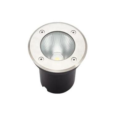 Imagem de Balizador de Embutir Solo Redondo IP66 Led 10W Verde Bivolt