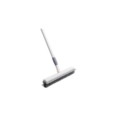 Imagem de Vassoura Mágica 3 em 1, Rotacional 360º, Polipropileno e Microfibra, 100cm Cabo, 34x17cm, Coleta Automática, sem Energia Elétrica