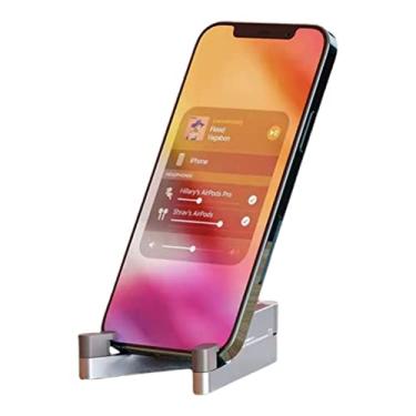 Imagem de VBESTLIFE Suporte de Telefone Dobrável Portátil de Liga de Metal para Mesa Compatibilidade Universal Tamanho de Viagem de Bolso Design Compacto/dobrável Adequado para a Maioria Dos Smartphones, (#62)