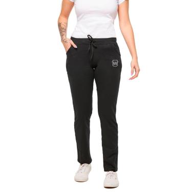 Imagem de CALÇA DE MOLETOM FEMININO SLIM CASUAL WOOKS - WF1-CINZACLARO-G-Feminino