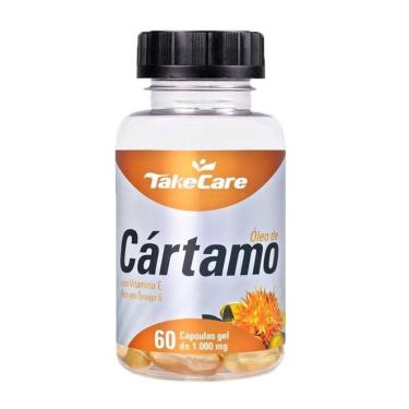 Imagem de Óleo de Cártamo com Vitamina E - 60 Cápsulas - Take Care-Unissex
