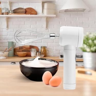 Imagem de Batedor Elétrico de Ovo Mixer Portátil em Aço Inoxidável para Cozinha (ALEATORIO)