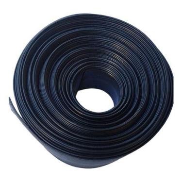 Imagem de Limitador Divisor Separador De Grama Preto Para Jardim 50x10 - Wlplast