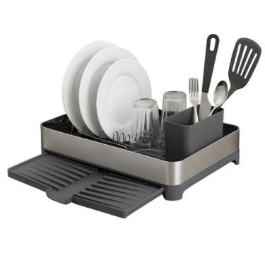 Imagem de Escorredor de Louca Pratos Bandeja Coletora Inox Tramontina