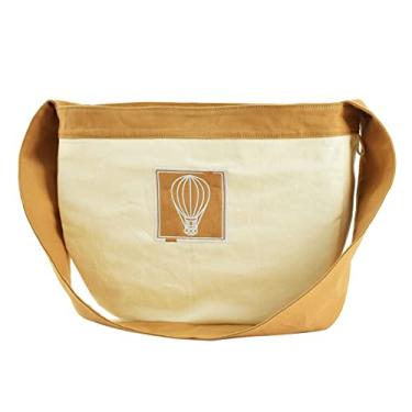 Imagem de Canguru para Pets Gatos e Cães Filhotes Bolsa de Ombro Lona com Cinto Mãos- Respirável Leve Lavável Amplo Aventura Pet