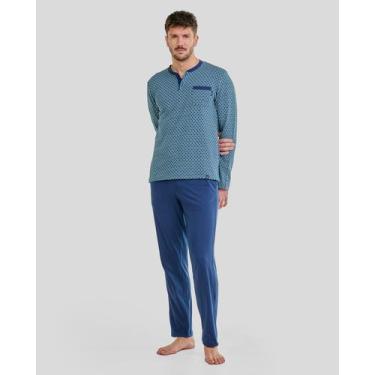 Imagem de Pijama Gravata - Lohe, Azul marinho, M