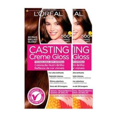 Imagem de L'Oréal Paris Coloração Casting Creme Gloss Kit - 500 Castanho Claro Kit-Unissex
