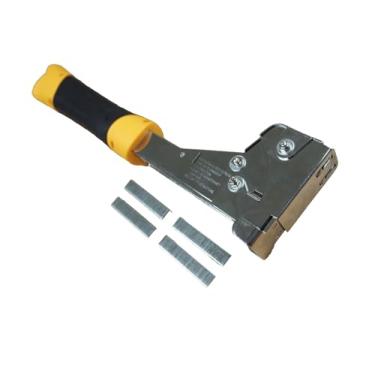 Imagem de Grampeador de martelo resistente T50 6-14 mm 1/10.2 cm a 9/40.6 cm com 200 grampos