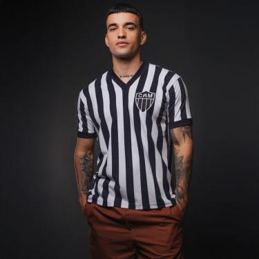 Imagem de Camisa Atlético Mineiro Retrô 1937 Masculina-Masculino
