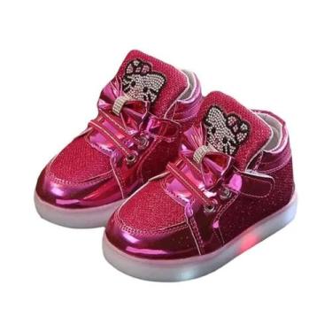 Imagem de Tênis Esportivos LED Para Crianças Com Luzes Luminosas Para Meninos E 