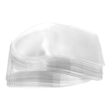 Imagem de TEHAUX 50 peças de mangas de plástico PVC para guardar moedas para colecionadores e joias