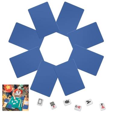 Imagem de Seenelling 8 Pcs Mahjong Tile Mixer Mahjong Shuffler for Mixing and Shuffling Tiles Plastic Mahjong Accessories Gifts for Mahjong Lovers Playing Mahjong Game (Blue)